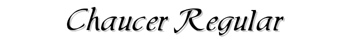 Chaucer Regular font
